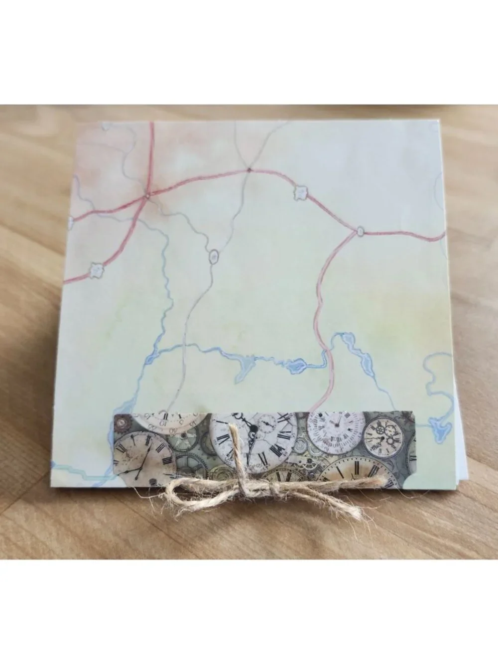 Junk Journal Travel Theme Handmade 60 pages